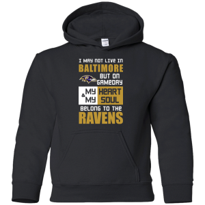 My Heart And My Soul Belong To The Baltimore Ravens T Shirts