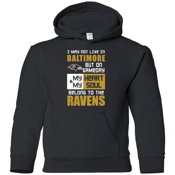 My Heart And My Soul Belong To The Baltimore Ravens T Shirts