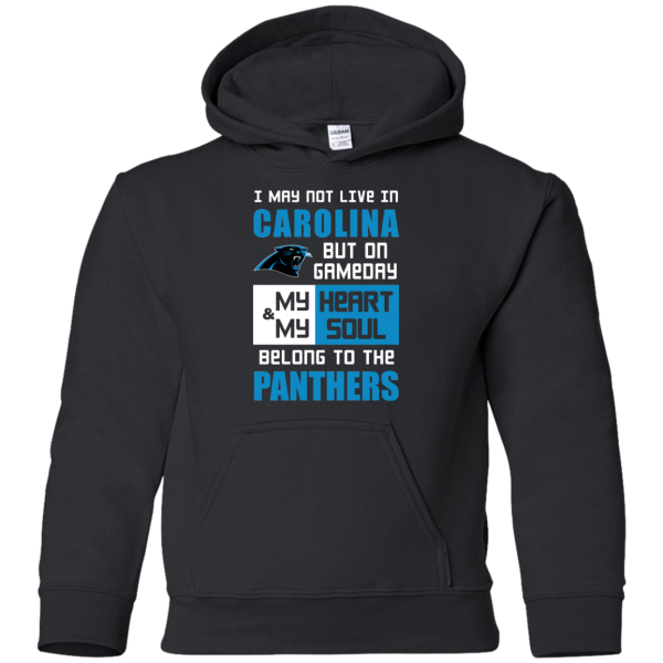 My Heart And My Soul Belong To The Carolina Panthers T Shirts