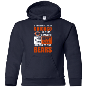 My Heart And My Soul Belong To The Chicago Bears T Shirts