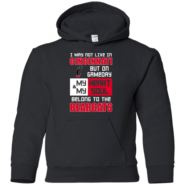 My Heart And My Soul Belong To The Cincinnati Bearcats T Shirts