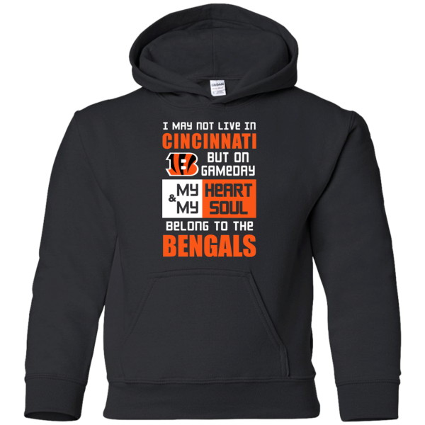 My Heart And My Soul Belong To The Cincinnati Bengals T Shirts