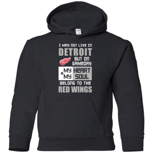 My Heart And My Soul Belong To The Detroit Red Wings T Shirts