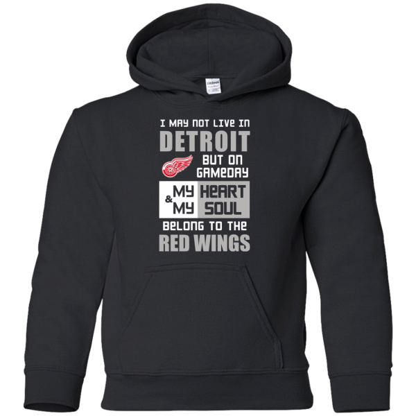 My Heart And My Soul Belong To The Detroit Red Wings T Shirts