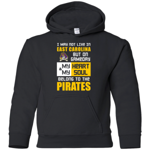 My Heart And My Soul Belong To The East Carolina Pirates T Shirts