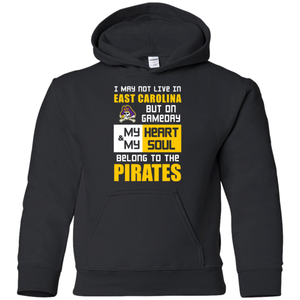 My Heart And My Soul Belong To The East Carolina Pirates T Shirts
