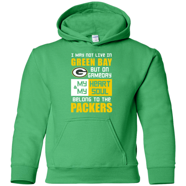 My Heart And My Soul Belong To The Green Bay Packers T Shirts
