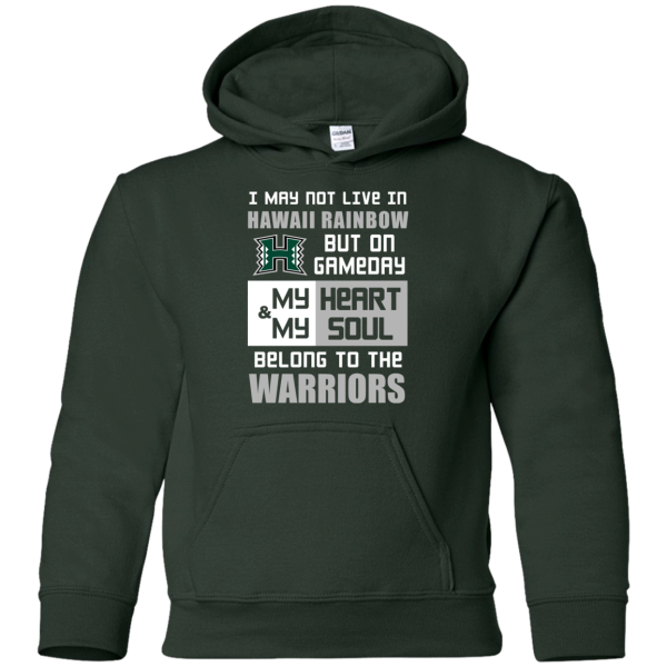 My Heart And My Soul Belong To The Hawaii Rainbow Warriors T Shirts