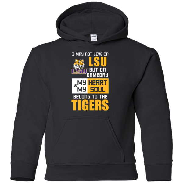 My Heart And My Soul Belong To The Lsu Tigers T Shirts
