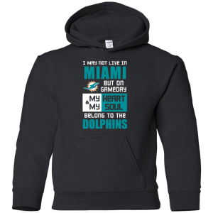 My Heart And My Soul Belong To The Miami Dolphins T Shirts
