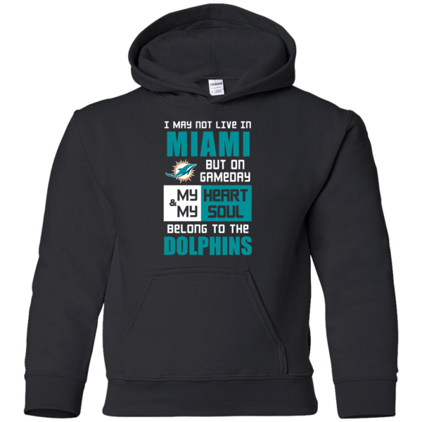 My Heart And My Soul Belong To The Miami Dolphins T Shirts