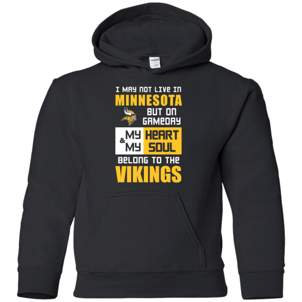 My Heart And My Soul Belong To The Minnesota Vikings T Shirts