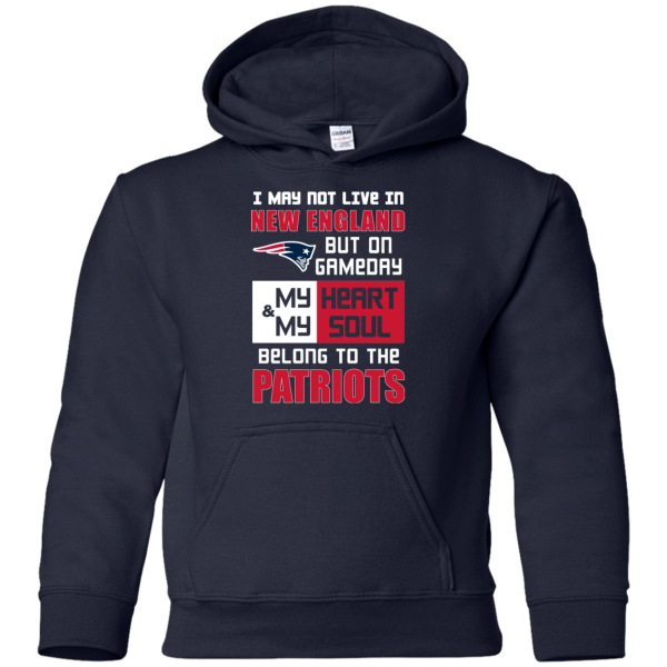 My Heart And My Soul Belong To The New England Patriots T Shirts