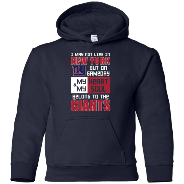 My Heart And My Soul Belong To The New York Giants T Shirts