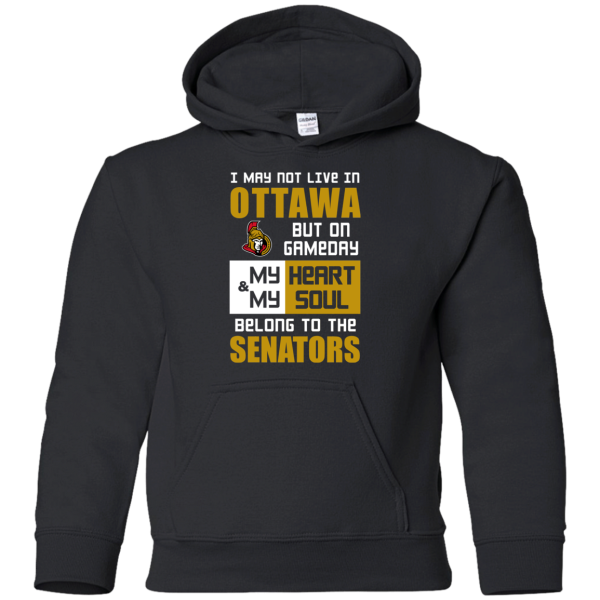 My Heart And My Soul Belong To The Ottawa Senators T Shirts