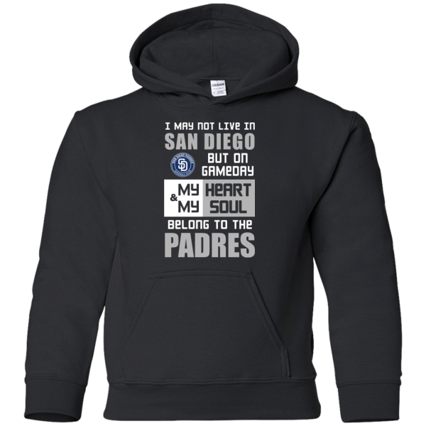 My Heart And My Soul Belong To The San Diego Padres T Shirts