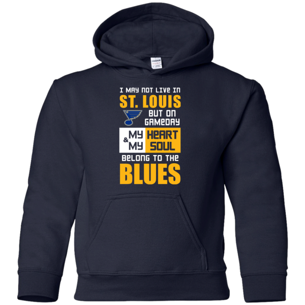 My Heart And My Soul Belong To The St. Louis Blues T Shirts