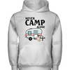 Never Camp Alone Pug T Shirts