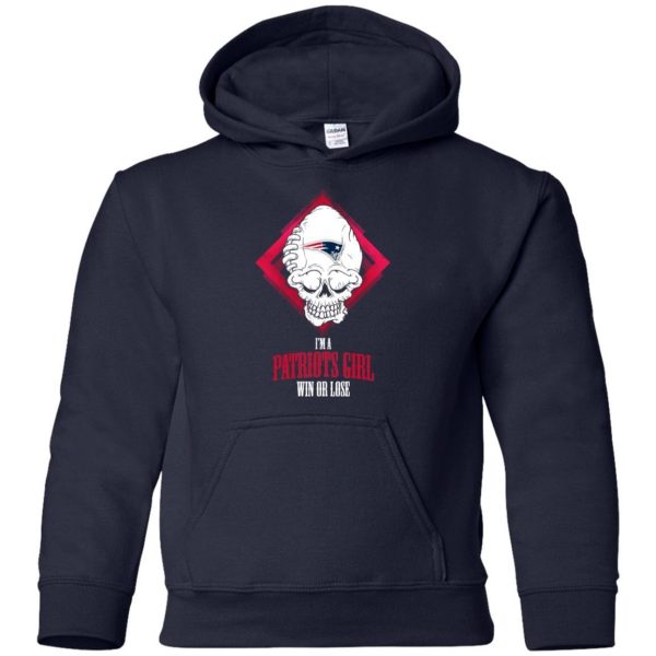 New England Patriots Girl Win Or Lose T Shirts