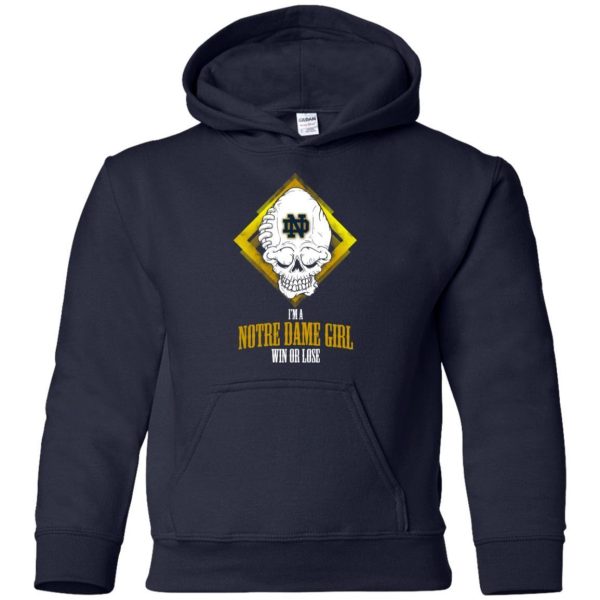 Notre Dame Fighting Irish Girl Win Or Lose T Shirts