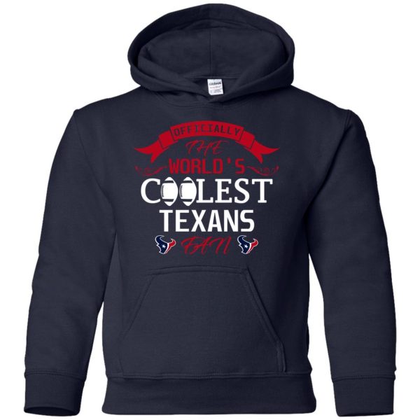 Officially The World'S Coolest Houston Texans Fan T Shirts