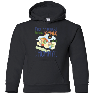 Pack My Diapers I'M Going Camping With Mommy T Shirts