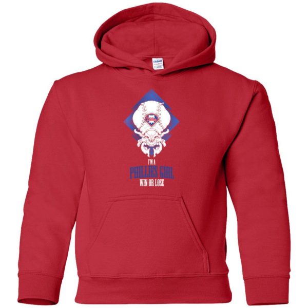 Philadelphia Phillies Girl Win Or Lose T Shirts