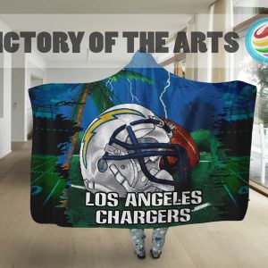 Pro Shop Los Angeles Chargers Home Field Advantage Hooded Blanket