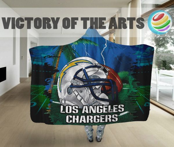Pro Shop Los Angeles Chargers Home Field Advantage Hooded Blanket