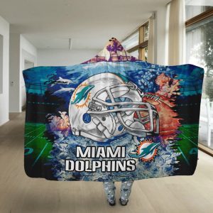 Pro Shop Miami Dolphins Home Field Advantage Hooded Blanket