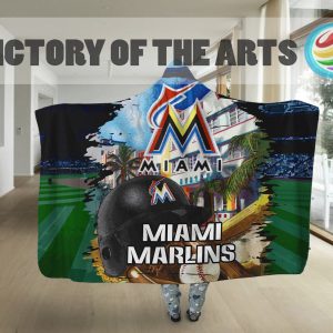 Pro Shop Miami Marlins Home Field Advantage Hooded Blanket