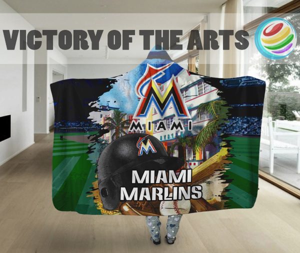 Pro Shop Miami Marlins Home Field Advantage Hooded Blanket