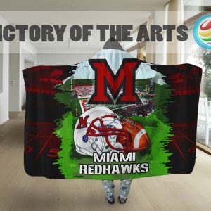 Pro Shop Miami Redhawks Home Field Advantage Hooded Blanket