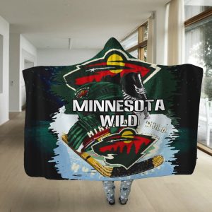 Pro Shop Minnesota Wild Home Field Advantage Hooded Blanket