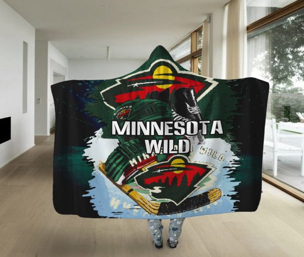 Pro Shop Minnesota Wild Home Field Advantage Hooded Blanket