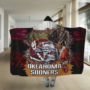 Pro Shop Oklahoma Sooners Home Field Advantage Hooded Blanket