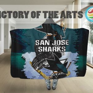 Pro Shop San Jose Sharks Home Field Advantage Hooded Blanket