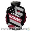 Proud Of American Stars Arkansas Razorbacks Hoodie