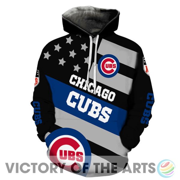 Proud Of American Stars Chicago Cubs Hoodie