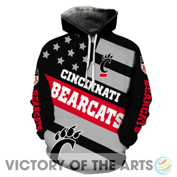 Proud Of American Stars Cincinnati Bearcats Hoodie