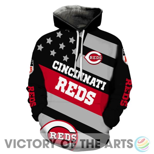 Proud Of American Stars Cincinnati Reds Hoodie