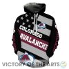 Proud Of American Stars Colorado Avalanche Hoodie