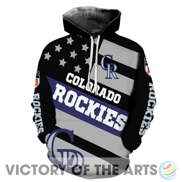 Proud Of American Stars Colorado Rockies Hoodie