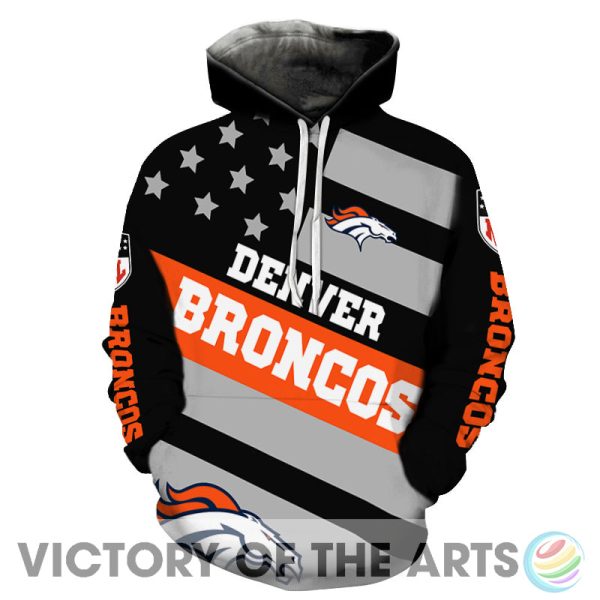 Proud Of American Stars Denver Broncos Hoodie