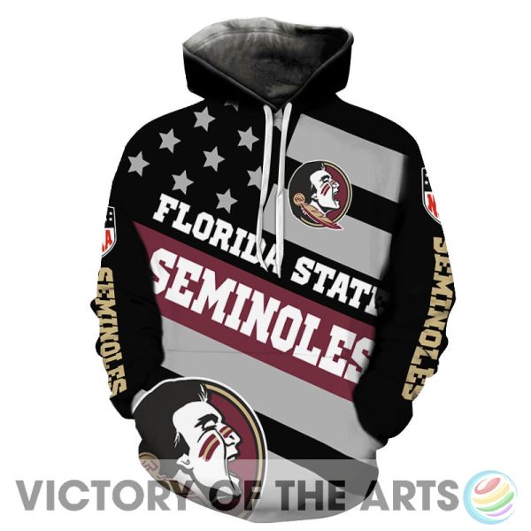 Proud Of American Stars Florida State Seminoles Hoodie