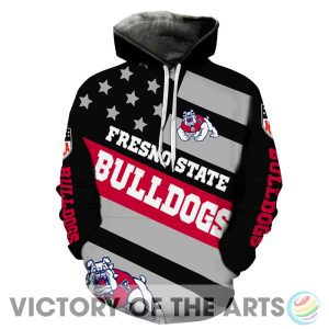 Proud Of American Stars Fresno State Bulldogs Hoodie