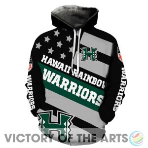 Proud Of American Stars Hawaii Rainbow Warriors Hoodie
