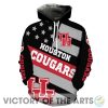 Proud Of American Stars Houston Cougars Hoodie