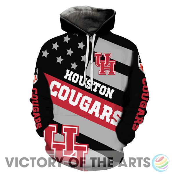 Proud Of American Stars Houston Cougars Hoodie