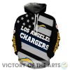 Proud Of American Stars Los Angeles Chargers Hoodie